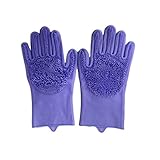 Estos guantes mágicos se pueden usar para la cocina, lavar platos, limpieza de frutas y verduras, limpiando el baño, limpiando la habitación, eliminando el polvo de guardarropa, cuidado de la mascota. pelo, lavando el coche etc.
