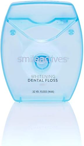 Miniatura 3 de Smileactives Hilo dental blanqueador para adultos, hilo dental encerado para blanquear los dientes, limpieza, eliminación de placa y protección de