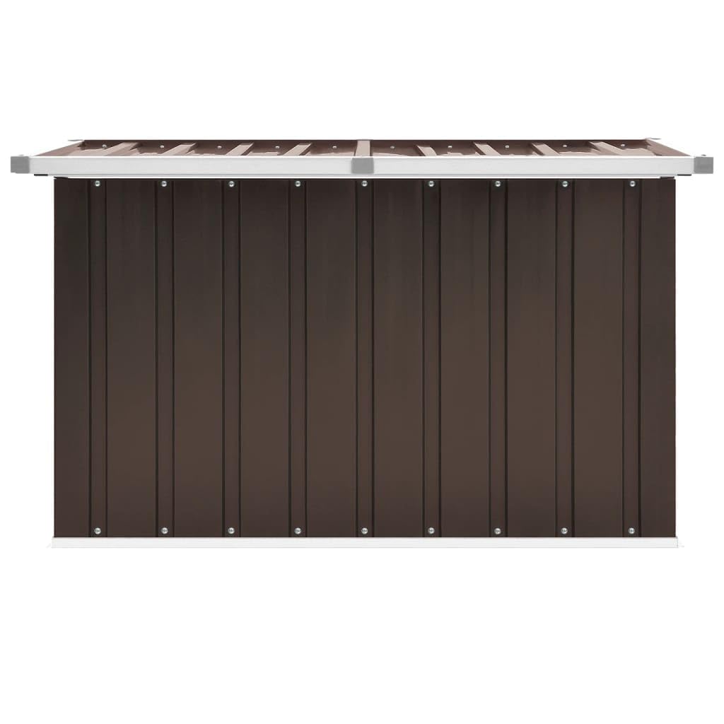 Tomostar Coffre de Jardin Extérieur, Coffre Malle de Rangement Boîte de rangement de jardin Marron 109x67x65 cm