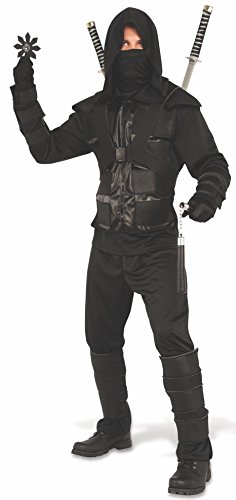 Rubie's Men's Dark Ninja Costume, As Shown, Standard