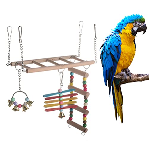 Hemobllo - Scala per pappagalli, dondolo e