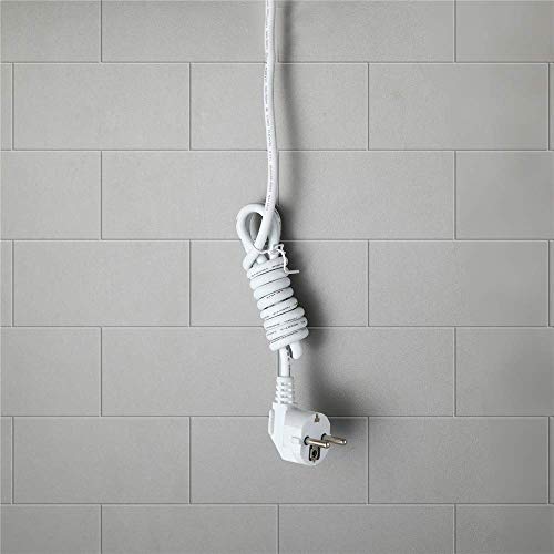 Calentador de Toallas, toallero calefactado, radiador de baño de Pared con 6 Varillas calefactoras, toallero eléctrico de Acero Inoxidable 304.