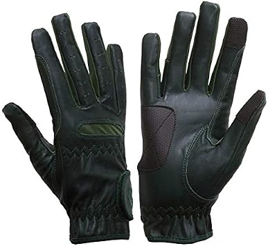 eGlove eQUEST GripPro Leather Touchscreen Horse Riding Gloves