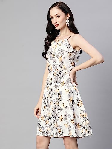 Image of arriva fab Women's Knitted Polyster Printed Dress