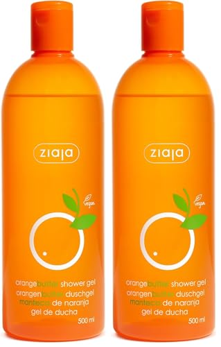 Ziaja Manteca De Naranja Jabón Cremoso De Baño 500 Ml, Multicolor (Paquete de 2)