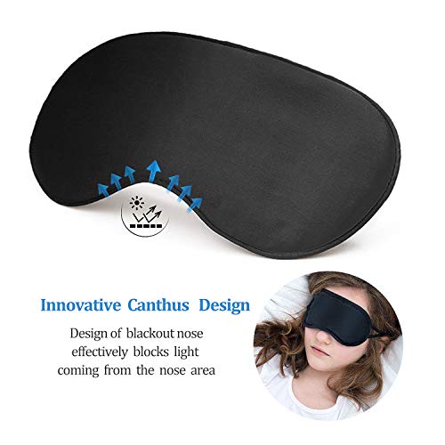 Maltose-20-Pcs-Sleep-Eye-Masks-with-1-Pairs-Earplugs-Black-Sleeping-Mask-Polyester-Blindfold-Filled-Sponge-Thicker-Eye-Shade-Cover-Adjustable-Strap-Travel-Party-Team-Games-Men-Women
