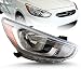 ALLIGATOR AUTO LIGHTS Headlight Assembly Compatible With Hyundai Accent 2015-2017 Right/Passenger Side, Halogen Headlamp with Bulbs