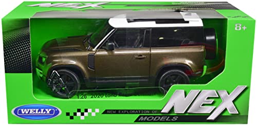 2020 Defender Brown Metallic with White Top NEX Models miniatura 2
