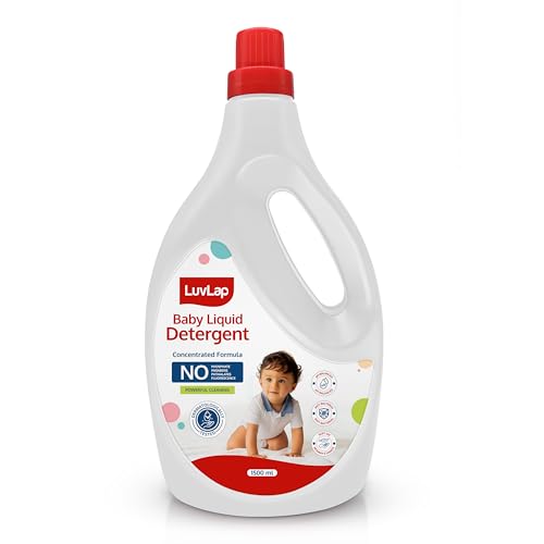 Image of LuvLap Baby Laundry Detergent 1500ml, pH Balanced, No harsh chemicals, Safe for mommy's hands & baby's skin, Anti-Bacterial, Softens clothes & Removes Stains & Odour, Dermatologically tested Liquid