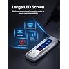 Wireless HDMI Transmitter and Receiver 4K Decode 1080P Output Ultra Low Latency, Plug&Play 2.4G/5G Portable Extender,165FT HD Display Adapter for TV Box/PC/Laptop/Projector/DV/Camera, Silver