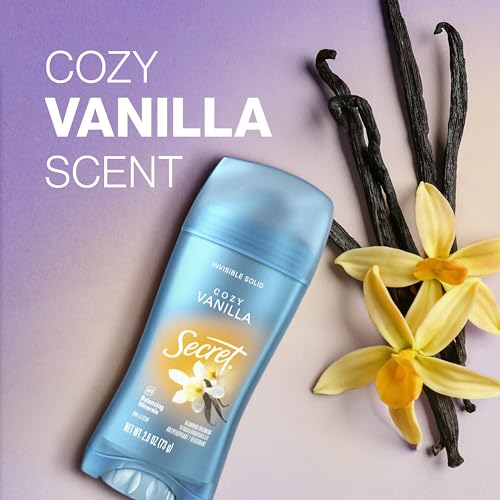 Secret Fresh Invisible Solid Antiperspirant and Deodorant, Vanilla, 2.6 oz - image 8