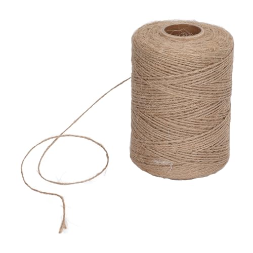 Fydun Jute Rope Strong 2mm Twine String Safety Protection DIY Crafts Garden 300meter
