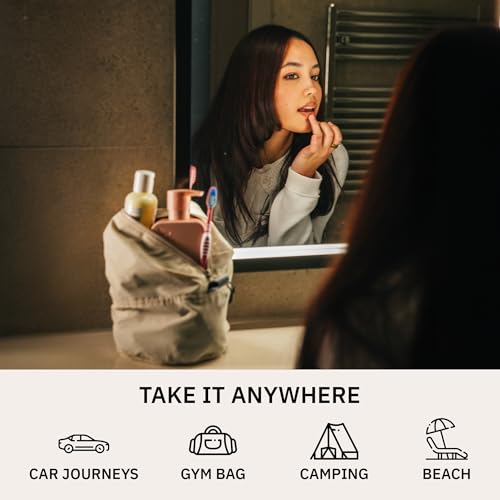 trtl Packing Pods, Coconut - Packing Cubes for Travel - Compression Packing Cube with Water Resistant Fabric - Comes with 3 Cube Sizes (Small, Medium, Large) - 5 Pack4