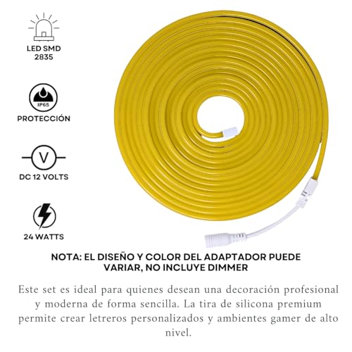 Manguera naranja para luz 15 Imagen adicional