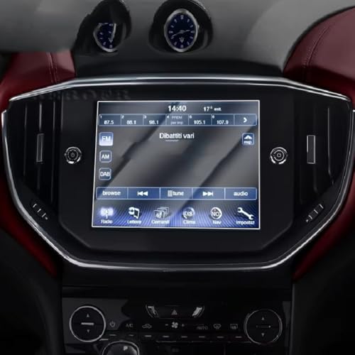 Film protection verre trempé Maserati Ghibli 2014 2015 2016 écran voiture GPS
