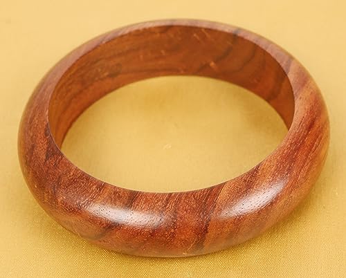 Image of Touchstone wood bracelets for women bangle wooden jewelry handmade artisan bangles natural handcrafted brown olive stylish chunky boho bohemian bracelet brass metal inlaid woods stackable