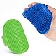 Classicseali 2 Stück Badebürste Gummistriegel für Hunde,Silikon Hundebürste mit Verstellbarem Griff,Hundepflegebürste,Badestriegel Tierhaarbürste für Hunden und Katzen,Reinigungsbürste