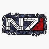 N7 Mosaic [Mass Effect] Window Bumper Sticker Decal 5'