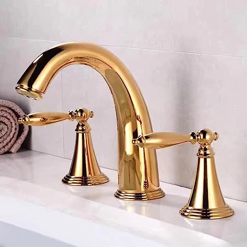 Robinet de salle de bain 3 trous en laiton pour en finir avec les fuites