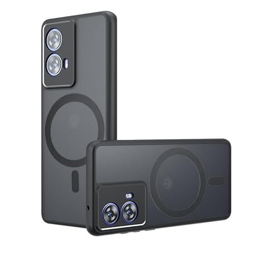 Jnerbuyi Cover Protettiva Per Motorola Moto G85 5G, Custodia Magnetica, Supporto Per Auto E Ricarica Wireless, Custodia Opaca Anti-Impronta.