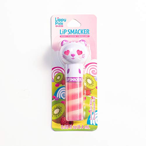 Lip Smacker Kitty Kitten Lip Gloss Flavored Lippy Pal Swirl, Kitten, Sweet Kiwi Kitten, 0.14 Ounce #TOP1