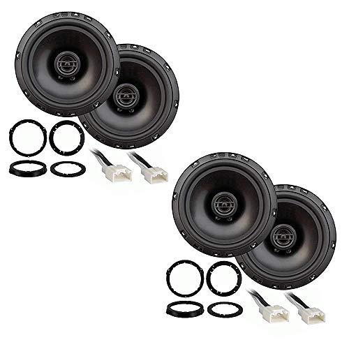 Harmony HA-R65 Compatible with Ford Escape 2013-2018 Bundled with HA-825605 Speaker Adpater Factory Speaker Replacement Package
