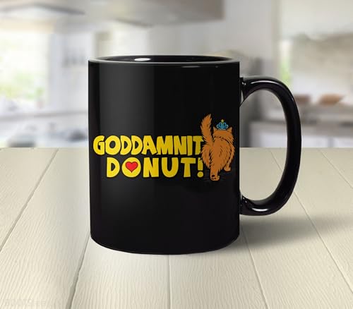 Taza de cerámica negra de 11 oz con diseño Dungeon Crawler Carl miniatura 2