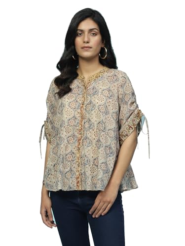 Image of Aarke Ritu Kumar Ecru Printed Kurti