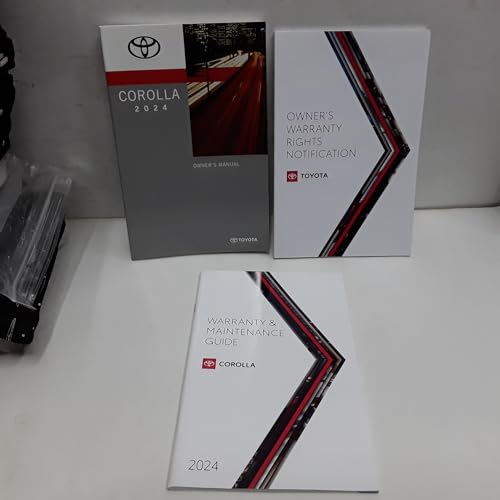 2024 Toyota Corolla Owners Manual