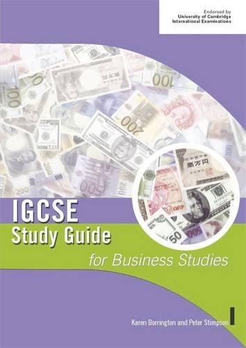Buy IGCSE Study Guide for Business Studies — BookShops.in