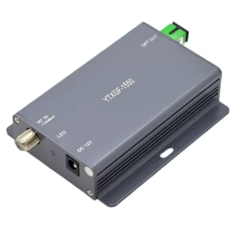 1550 Nm FTTH CATV Mini Transmisor de Fibra de Vidrio SC/Conector Potencia de Salida Óptica 10 MW Enchufe UE