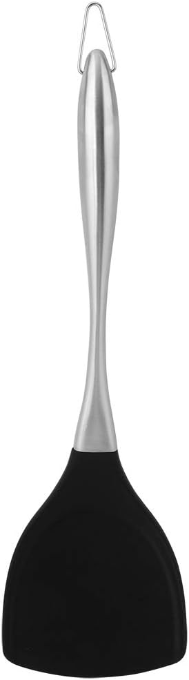 Kitchen Cooking Silicone Spatula Stainless Steel Handle, Cooking Utensils,Ideal Cookware for Fish, Eggs, Pancakes