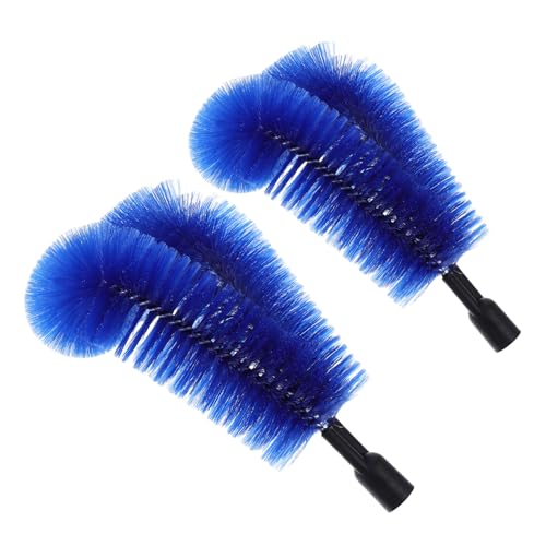 FIXOSHEE 2 Piezas Cepillo para Canalones Cabezal Azul Limpiador Versátil para Desechos Herramienta Doméstica para Limpieza y Desobstrucción de Tejados y Bajantes