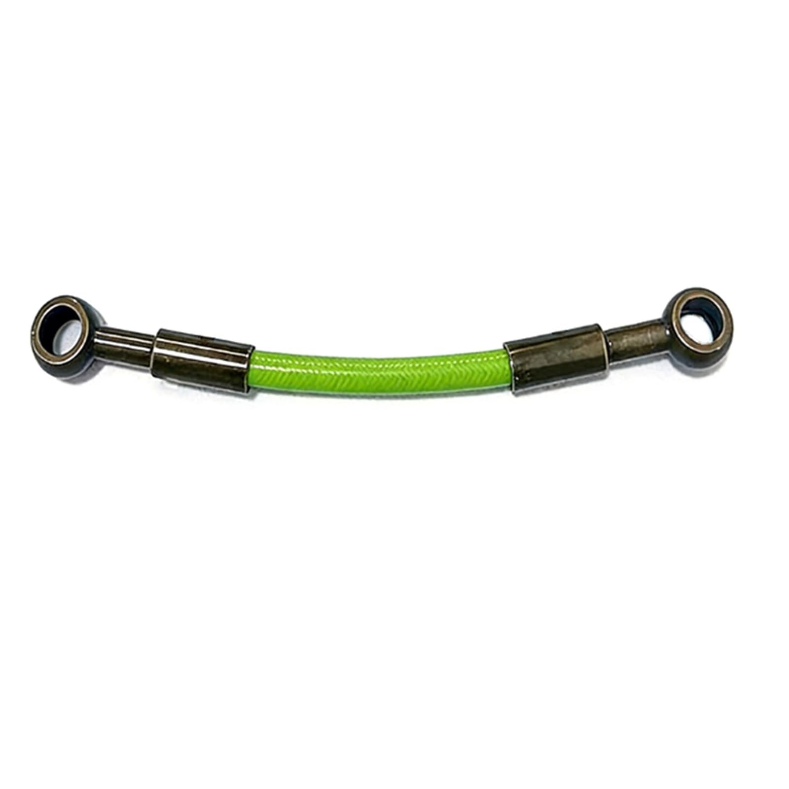 Kmwshan One Color Motorbike Brake Line 0°-0° Motorcycle M10 Banjo Green Hydraulic Braided Brake Hose Line Cable Oil Pipe 10Cm-500Cm Accessories