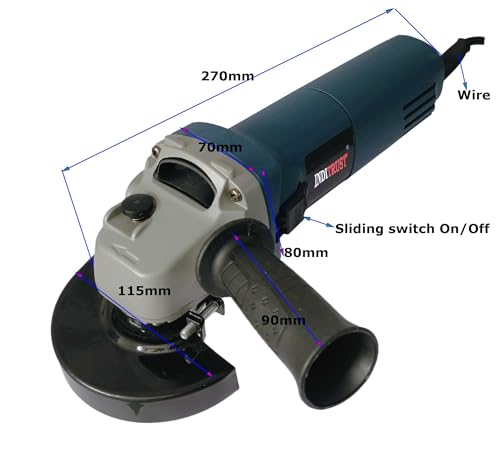 Image of Inditrust Sliding Electric Angle grinder Machine 100% copper winding with Accessories