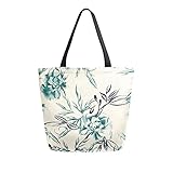 Materiales de primera calidad y respetuoso con el medio ambiente: la bolsa ecológica está hecha de lona de algodón 100% premium, que es mucho más gruesa que la mayoría de las bolsas de lona. Material sólido que evita que nuestra bolsa reutilizable se transparente. Y esta bolsa tiene botones limpios, asas duraderas y el tamaño correcto, por lo que es fácil de llevar en la mano y en el hombro. No pone estrés adicional en tus hombros y no se rompe incluso con cargas pesadas.