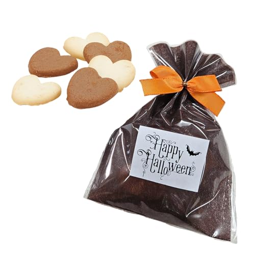 ハッピー ハロウィン ハートクッキー プチギフト 1個 クラシカル Halloween ハロウィーン イベント 記念品 ノベルティ サンクスギフト 秋婚 お菓子 配布