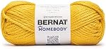 Bernat Homebody Yellowstone Yellow Yarn - 2 Pack of 142g/5oz - 100% Acrylic - 6 Super Bulky - 85 Yards - Knitting/Crochet