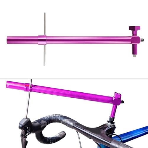 Outil d'alignement de levier de contrôle double commande violet pour guidon de vélo route - 6
