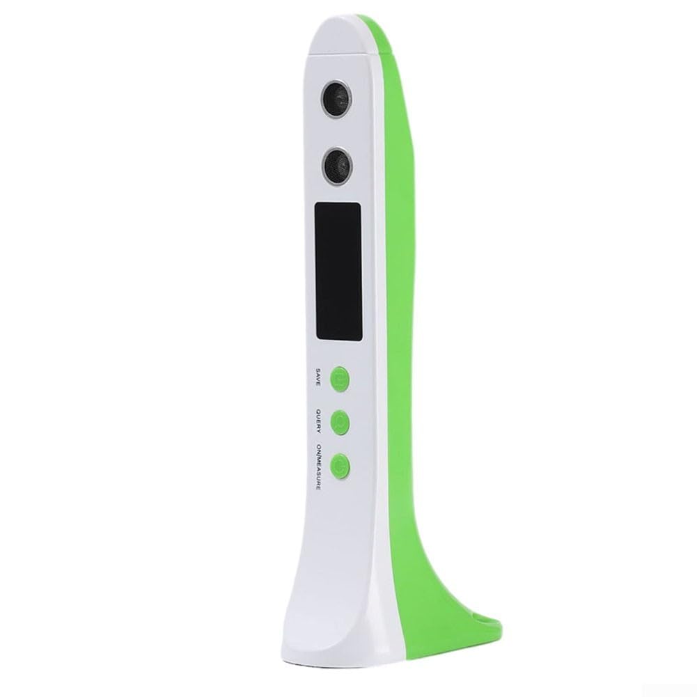 Stadiometro portatile ad ultrasuoni, stadiometro per altezza del corpo, strumento di misurazione senza fili, 200 cm, batteria non inclusa (verde)