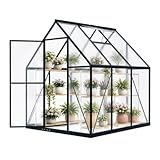 Quick & Easy Assembly: This polycarbonate greenhouse kit features a simplified setup system designed to make installation faster and easier. The upgraded lock installs smoothly and adds extra stability. For best performance, please install the reinfo...