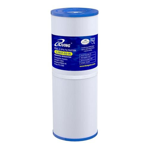 iLiving ILG8CF-50-IN Pool & Spa Filter Replacement, Compatible with Pleatco PRB50-IN, PRB50IN, Unicel C-4950, Filbur FC-2390, Jacuzzi J210/J220/J235/J245/J275, Guardian 413-212-02, 373045