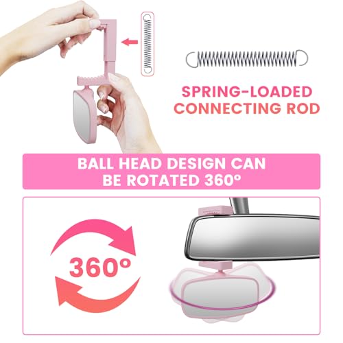 Image of 360 Baby Car Mirror, Shatterproof Rear-Facing Seat View