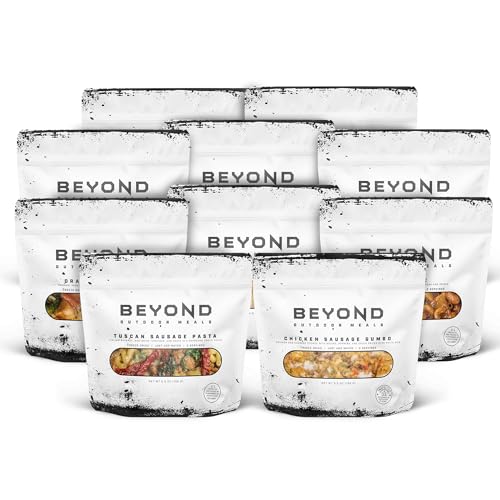 Beyond Outdoor Meals 10-Pack Freeze-Dried Meal Sampler | Real Mea...