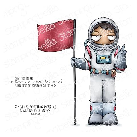 STAMPING BELLA Stamp, Oddball Astronaut Cover