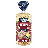 Lundberg Family Farms Organic Wild Rice Cakes, Lightly Salted, 8.5 oz