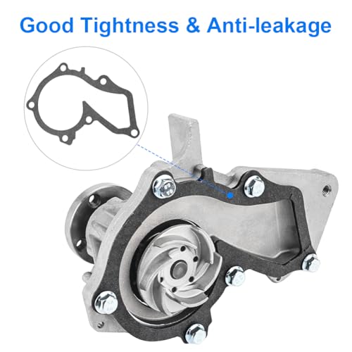 7S7G8591A2A Water Pump w/Gasket Compatible with Ford Fiesta 2011-2019 by JDMON - Used condition - Image 6
