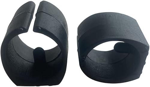 Miniatura 3 de 20 piezas de plástico en forma de U de 0.98 pulgadas (0.984 in), deslizadores antideslizantes para patas de silla, protectores de patas de silla,