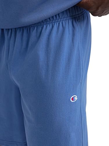 Image of Champion Men's Lounge Shorts, Standard Fit, 9 Inch Inseam, Lightweight 100% Cotton, Available in Regular and Big & Tall