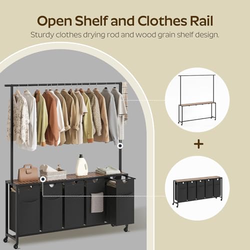 Panier à linge YATINEY LS57BR pour éliminer le désordre au sol de la chambre - 7